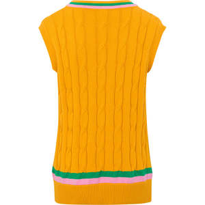 Professional Ladies Knit Sweater Vest - Sleeveless V-Neck Cardigan <b>Top</b> - Soft Breathable Female Office Fashion Wear Breathable - Product Image 6