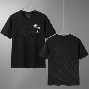 เสื้อยืดไลฟ์สไตล์พรีเมียมในเมือง |   เสื้อยืดเปล่าสำหรับผู้ชาย |   เสื้อเชิ้ตแขนสั้นทรงหลวมผ้าฝ้าย 100% พิมพ์ลายดิจิทัล ป้องกันการเป็นขุย - Product Image 4