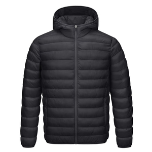 <b>Mens</b> <b>Long</b> Hooded Puffer Jacket Water Resistant Quilted <b>Coat</b> Thick Warm Winter Autumn Outdoor Ski Hiking Windbreaker Duck Down - Product Image 2