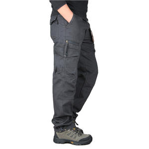 Pantalones Tácticos de Algodón 100% para Hombre, Pantalones Cargo Casuales con Múltiples Bolsillos para Senderismo, Caza, Trabajo y Safari - Product Image 5