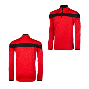 Club Half Zip Tops Training Wear <b>Jacket</b> <b>Jersey</b> Polyester Half Zip <b>Jacket</b> With Customized logo Material Half Zip Training Top - Product Image 4