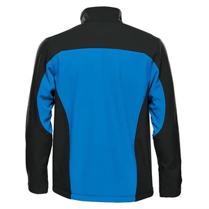 Chaqueta Acolchada de Lona Azul y Negra para Hombre, Chaqueta Cortavientos Impermeable con Cierre y Cuello Alto, Transpirable, Informal, para Invierno - Product Image 6