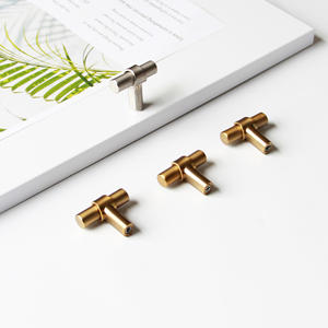 Tiradores de Tubo de Aleación de Zinc de Calidad Premium con Diseño Moderno en T para Cajones, Cómodas, Muebles de Dormitorio, Herrajes de Cocina y Baño - Product Image 2