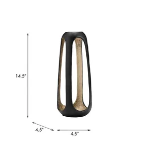 2026 New Arrival Coastal Luxury Tall Iron Flower <b>Vase</b> Eco-Friendly High Quality Tabletop Decoration for Buyers Worldwide - Product Image 2