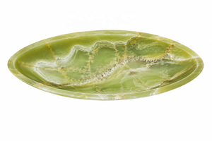 Ónix Verde Natural Pulido, Forma Irregular, Hecho a Mano, Ovalado Alargado, Centro de Mesa, Venta al por Mayor - Product Image 3