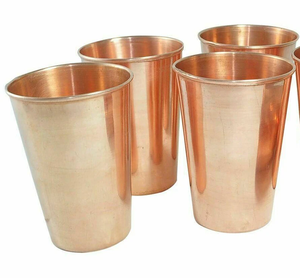 Vintage New Arrival Pure <b>Copper</b> Glass Design Custom Size Best Export Quality Tumbler For Wedding <b>Table</b> Home Decors - Product Image 1