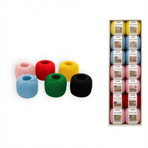 Bobina di Cordoncino in Cotone Ilan 2mm 50g Confezione Mista 6 Colori - Product Image 2