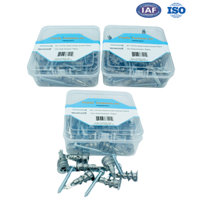 Kit de Fijación para Paredes de Concreto de Alta Resistencia con Tornillos y Anclajes Autoperforantes de Acero Galvanizado Premium (5/8 de Diámetro) para el Hogar - Product Image 5