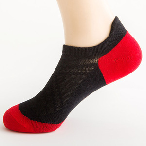 Custom Logo Cotton Nylon Spandex Ankle <b>Socks</b> Color Block Knitted Sport Casual <b>Socks</b> for <b>Men</b> Spring Summer - Product Image 3