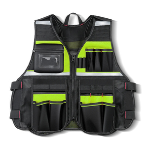 Reflective Vest Safety Vest <b>Jacket</b> Strip Personal Security <b>Construction</b> High Visibility Hi Vis <b>Work</b> Safety Vest Unique Design - Product Image 1