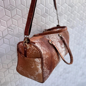 Sacs de voyage en cuir de vachette véritable avec poils, vente en gros, fournisseur OEM, haute qualité, export, mode, prix de gros - Product Image 3