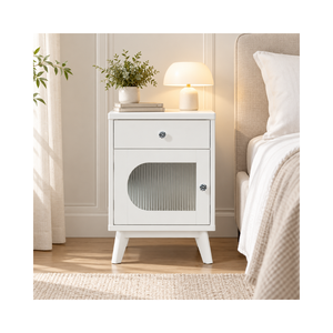 Collection EVEREST, meubles de rangement modernes pour chambre à coucher en bois de pin massif, rangement fonctionnel, table de chevet en bois - Product Image 1