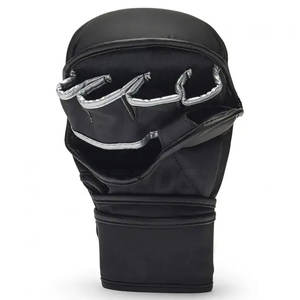 Gants de MMA en cuir pour l'entraînement et l'exercice en arts martiaux avec fermeture auto-agrippante antidérapante et maintien sécurisé - Product Image 4