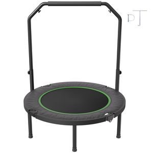 Mini Trampolino Pieghevole da 40 Pollici con Telaio in Alluminio, Silenzioso e Stabile, Capacità Massima 330 libbre, 4 Leve - Product Image 1