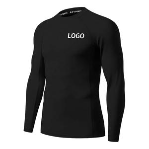 Rashguard de boxe personnalisé à manches longues pour homme, sublimation sur mesure, couleur personnalisable, chemises de performance unisexes à manches longues - Product Image 5