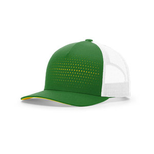 หมวกแก๊ปทรง Trucker แบบเจาะรูด้วยเลเซอร์ พร้อมโลโก้และสีตามสั่ง 5 แผง ทรงกลาง สำหรับกีฬากลางแจ้งสุดเท่ ผลิตในเวียดนาม - Product Image 2