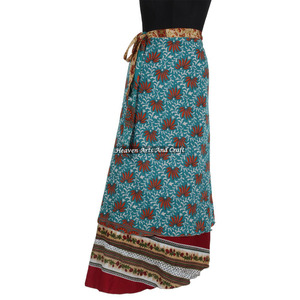 2026 Wholesale Long Beach Magic <b>Wrap</b> <b>Skirt</b> Pattern for Woman 2 Layer Reversible Magic Silk Saris <b>Wrap</b> Long <b>Skirt</b> Magic <b>Skirt</b> - Product Image 4