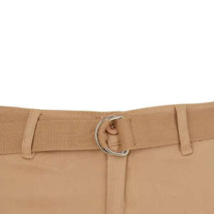 กางเกงขาสั้นคาร์โก้ผู้ชาย ผ้าฝ้าย 100% มีซิปและกระดุม ปิดด้วยกระดุม ลายเรียบ สำหรับทำงาน เดินป่า หรือสวมใส่ลำลองสไตล์สตรีทแวร์ OEM - Product Image 2