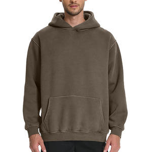 Sudaderas Personalizadas de Alta Calidad para Hombre, Lisas, Transpirables, Estilo Urbano, Fabricantes de Ropa Básica, Mezcla de Algodón - Product Image 1