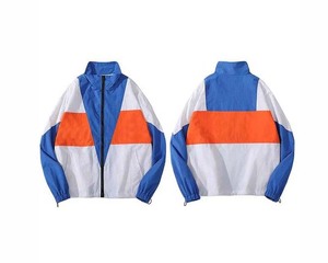Wholesale Windbreaker Jacket Best Quality Custom Color <b>Block</b> Vintage Windbreak Jacket Outdoor Windproof Windbreak Jacket - Product Image 5