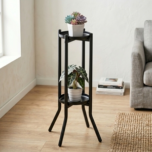 Home Storage Elevated Plant Stand for Garden Patio Multi-function Balcony Flower Pot <b>Shelf</b> Rack Storage Organizer Metal Iron - Product Image 1