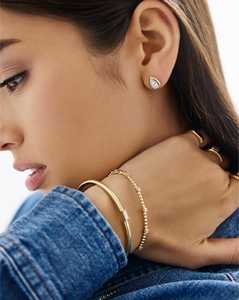 Pear Cut Lab Grown Diamond Stud <b>Earring</b> 10K 14K 18K Solid Gold Bezel Set Minimalist Push <b>Back</b> Ethical Fine Jewelry Pair Studs - Product Image 6