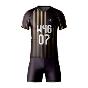 ชุดเสื้อฟุตบอลพิมพ์ลายสำหรับผู้ชายสุดฮิตปี 2026 กางเกงขาสั้น ชุดเซ็ต 100% โพลีเอสเตอร์ เป็นมิตรกับสิ่งแวดล้อม ระบายอากาศได้ดี ราคาประหยัด - Product Image 1