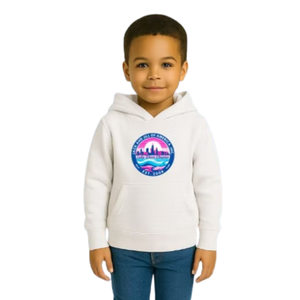 Sweat à capuche graphique blanc pour garçons en polyester/coton, décontracté, à manches longues, pull-over, streetwear quotidien, vêtements confortables pour un style de vie actif - Product Image 1
