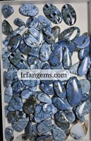 Opale bleue mousse de haute qualité, cabochon, prix de gros, lot, 100% naturelle, opale bleue, formes variées, pierre pour la fabrication de bijoux, cristal d'opale mousse