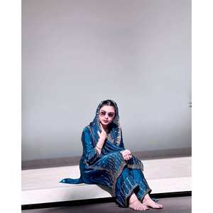 ชุดใส่ไปงานปาร์ตี้กระโปรงมีเลื่อมปักลายขนาด XL - Product Image 6