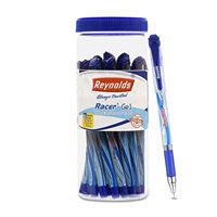 Bolígrafos Creativos Personalizados Reynolds Racer con Agarre Cómodo, para Estudiantes y Oficina, Punta de 0.5 mm, Cuerpo de Plástico