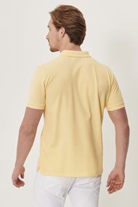 Uniforme Personalizado con Logotipo de Alta Calidad Antiarrugas para Hombre, Talla Grande, Camisas de Punto 100% Algodón - Product Image 3