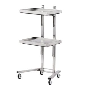 Carrito Rodante de Acero Inoxidable de 2 Niveles, Moderno y de Lujo, para Belleza/SPA, con Bandejas Dobles de Almacenamiento, para Uso en el Hogar/Baño - Product Image 5