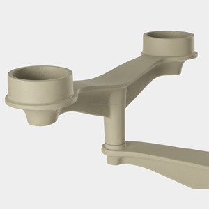 Modern Style Sand Textured Cast Iron 4 Arm <b>Candelabra</b> Contemporary Geometric Design For Home Decor Weddings And Events - Product Image 4