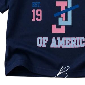 <b>Navy</b> Blue Unisex Graphic T Shirt Short Sleeve Crew Neck 1938 Heritage Print Casual Cotton Tee Custom Streetwear <b>Top</b> - Product Image 6