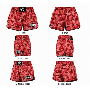 Pantalones Cortos de Kick Boxing Sublimados 100% Poliéster, Personalizados, Crea tus Propios Pantalones Cortos de Muay Thai, Pantalones Cortos de MMA para Hombre y Mujer - Product Image 6