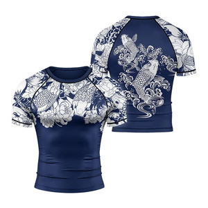 Camisetas de Compresión MMA de Alta Calidad en Oferta, Personalizables con Logotipo/Color/Talla, de Secado Rápido, Transpirables, de Manga Larga, para Surf, Navegación, BJJ - Product Image 6