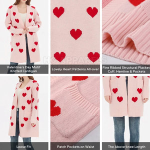 Cárdigan de Punto Elegante e Informal para Invierno con Hilo de Algodón/Lana Premium, Textura Suave, Diseño Ecológico y Ligero - Product Image 6