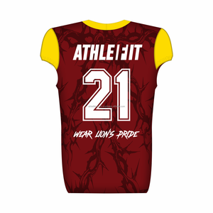Uniforme de Fútbol Americano a Cuadros de Invierno de Diseño Personalizado y Alta Calidad, Pantalones Cortos para Adultos, Transpirables, con Nombre y Logotipo del Jugador en 3D, Sublimación Frontal - Product Image 3