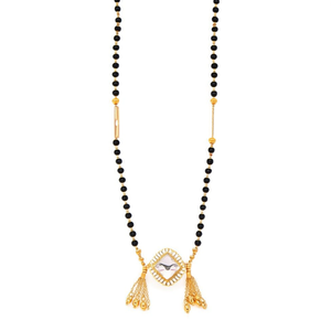 Elegantes Collares Negros con Cuentas 11058765GL, Joyería de Moda Mangalsutra - Product Image 2