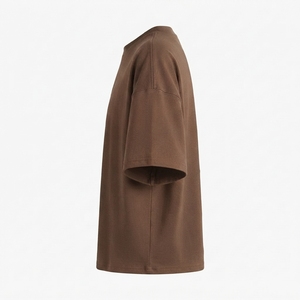 Haut court à manches courtes pour femme, col rond décontracté, vêtements basiques, fournisseur de vêtements personnalisés - Product Image 2