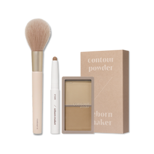 Set Trucco Scontato: Ombretto e Pennello per il Contorno Viso con Effetto Ombreggiatura Calda e Pennello per il Mento - Product Image 1