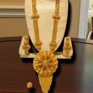 AWAIS HOUSE Collier et Bracelet de Luxe pour Femme, Vintage, Plaqué Or, Sertissage Griffe, Infini, Hip Hop, Diamant, pour Mariage et Soirée - Product Image 1