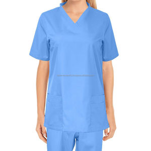 Wholesale Custom <b>Top</b> Quality Nurse Uniform for Women Medical <b>Scrub</b> Spandex Stretch Fashionable Uniforms Medical <b>Scrubs</b> Uniforms - Product Image 6