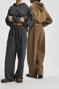 Sweatpants personnalisés en gros pour les marques de mode américaines, sweatpants vintage en molleton pour hommes, coupe décontractée, tailles S, M, L, XL. - Product Image 6