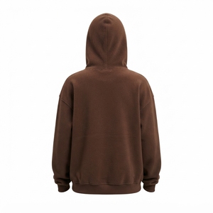 Women's <b>Brown</b> Oversized Pullover Hoodie <b>Fleece</b> Sweatshirt Kangaroo Pocket Casual Streetwear - Product Image 4
