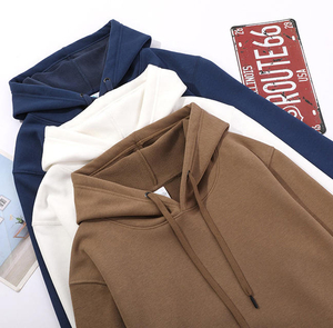 Sweat-shirt à capuche unisexe surdimensionné avec logo personnalisé, 100% coton molletonné, imprimé, vêtement décontracté d'automne, coupe classique, pull tricoté - Product Image 3