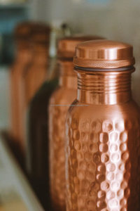 Premium Seamless Hammered Copper Water <b>Bottle</b> 34oz Eco Friendly Drinkware OEM ODM Supplier - Product Image 6