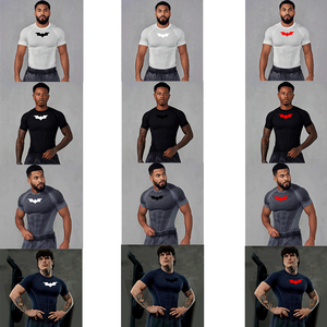 T-shirt de compression sportif imprimé à manches longues pour <span class=keywords><strong>homme</strong></span> Y-L, respirant, anti-transpiration, pour la gym et le fitness, hauts de sport athlétiques - Product Image 1