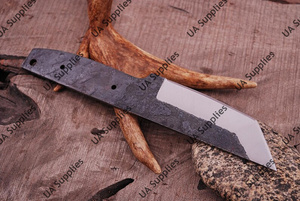 Couteau de camping à lame fixe en acier au carbone de style Tanto à pointe tombante, fabrication sur mesure, vente en gros directe d'usine, support ODM/OBM professionnel - Product Image 3